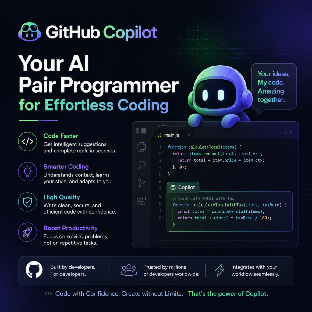 GitHub Copilot: Your AI Pair Programmer for Effortless Coding
